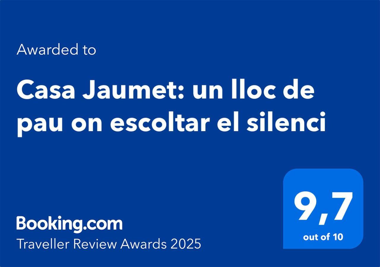 Ferienwohnung Casa Jaumet: Un Lloc De Pau On Escoltar El Silenci Aramunt Exterior foto